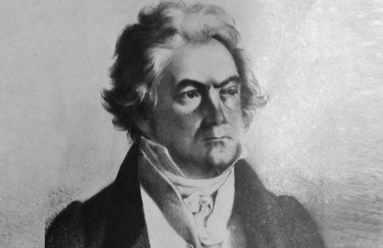 Portrait of Beethoven later in life