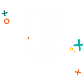 Graphic of an open door